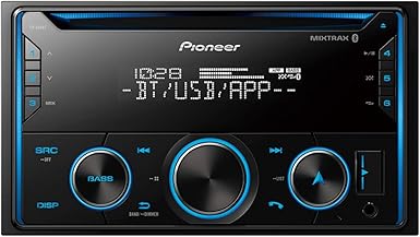 Pioneer FH-S52BT Double DIN CD Receiver with Improved Pioneer Smart Sync App Compatibility, MIXTRAX, Built-in Bluetooth