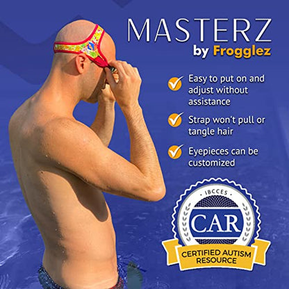 Black Masterz by Frogglez Adult/Teen Swim Goggles