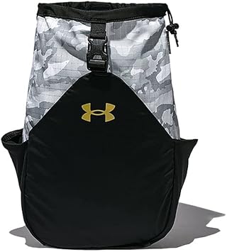 Under Armour Unisex Flex Sling Bag, White (101)/Metallic Gold, One Size Fits All