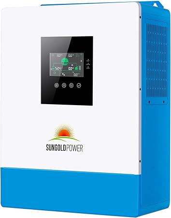 5000W DC 48V Pure Sine Wave Solar Inverter, 100A MPPT Solar Charger and 40A AC Battery Charger, 120V AC Output Hybrid Solar inverter Charger Manufactured by SunGoldPowerCo., Ltd (Parallel & Grid-tied)