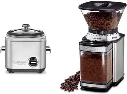 Cuisinart CRC-400 4 Cup Rice Cooker, Stainless Steel Exterior