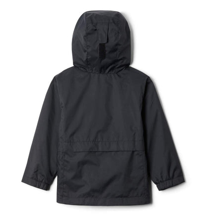 Columbia Toddler Girls Rain-Zilla Jacket, Black, 2T