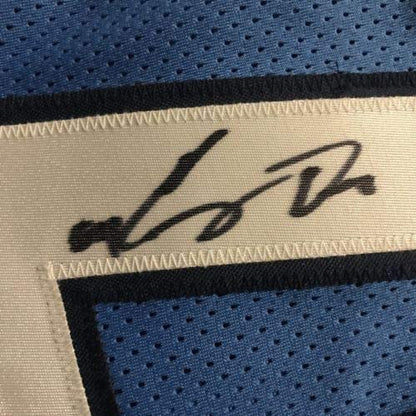 Autographed/Signed Corey Davis Tennessee Light Blue Football Jersey JSA COA