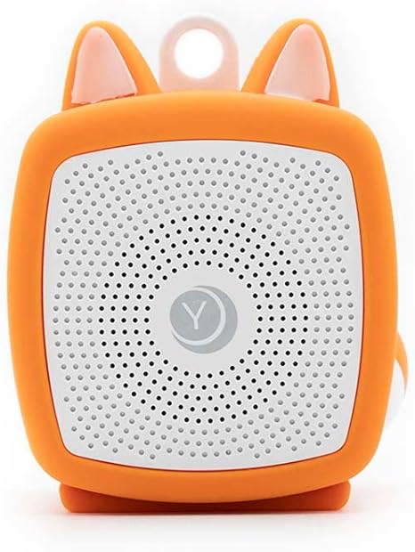 Yogasleep Pocket Baby Soother Fox, White Noise Machine, 6 Soothing Sounds & Timer for Better Sleep, Includes Brown Noise & Lullabies, Compact Size for Travel & Child Safe, Must Have Registry Gift