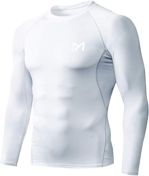 Men's Compression Long Sleeve Athletic Workout Shirt