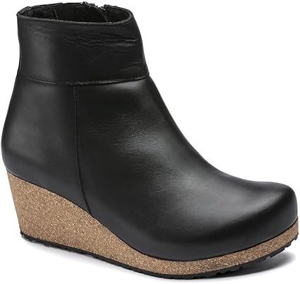 Birkenstock Women's Wedge Boots Ebba Black LTR N