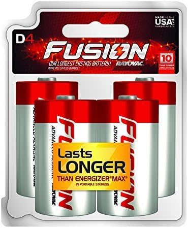 FUSION ALK D BATTERY4PK (Pkg of 3)