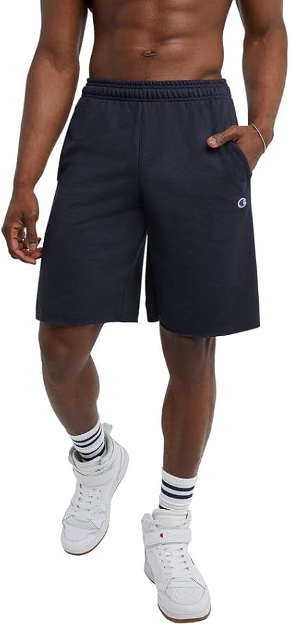 Champion Men's Shorts, Powerblend, Fleece Midweight Shorts, Athletic Shorts with Pockets (Reg. Or Big & Tall)