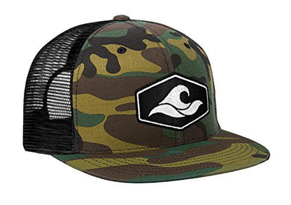 Koloa Surf Hexagon Patch Logo Mesh Snapback Hats