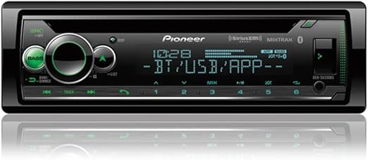 Pioneer DEH-S6200BS CD Receiver MIXTRAX, Built-in Bluetooth, and SiriusXM-Ready (Renewed)
