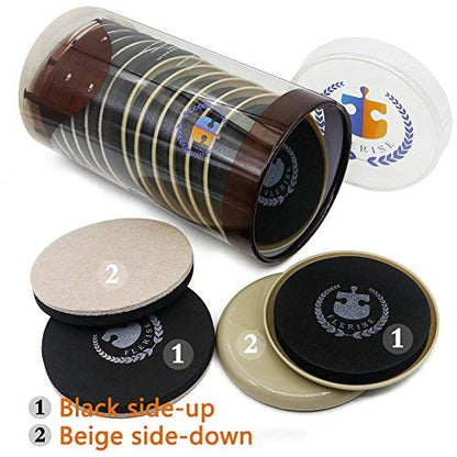 Round Furniture Moving Kit (16 Piece) for Carpeted and Hard Floor Surfaces Felt