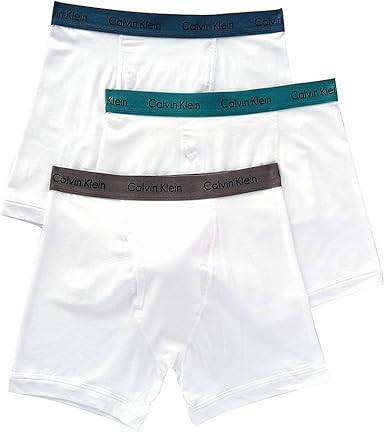 Calvin Klein Men's Cotton Stretch 3 Pack Boxer Briefs - NU2666-165 / M