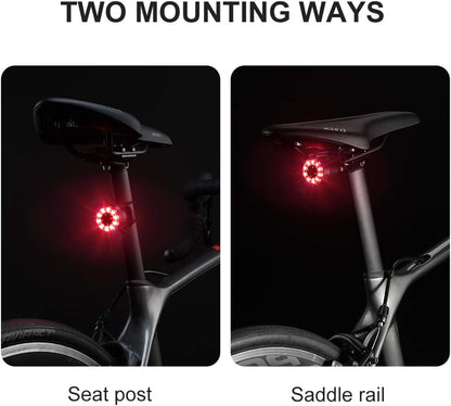 Q1 Tail Light USB with 7 Lighting Colors