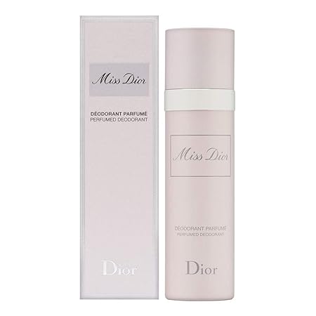 Miss Dior by Christian Dior Perfumed Deodorant Spray for Women, 3.4 Ounce