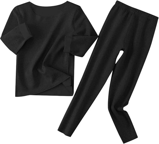 Kids Thermal _��Ónderwear Set Boys Girls Base Layer Long _��_ohns Compression Leggings and Shirts 1 Yr Old Boy Clothes