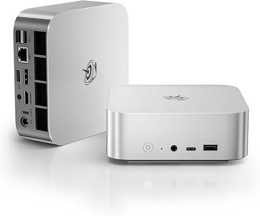 Beelink SER8 Mini PC AMD Ryzen 7 8745HS (8C/16T up to 4.9GHz), 32GB DDR5 RAM 1TB PCIe4.0 SSD, Radeon 780M Graphics, Triple 4K@120Hz Display, USB4/WiFi6/2.5G LAN/MSC 2.0 Cooling/Gaming Computer