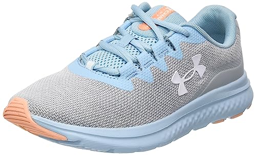 Under Armour Women's Charged Impulse 3 Knit Running Shoe, (102) Mod Gray/Blizzard/White, 9
