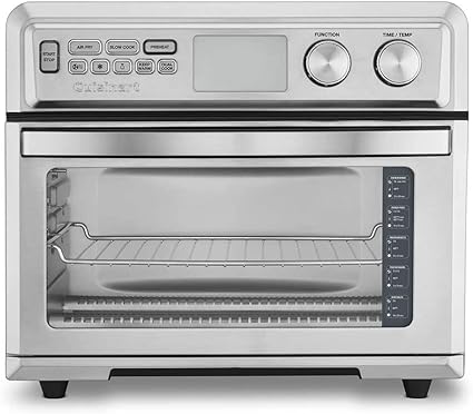 Cuisinart TOA-95 Digital AirFryer Toaster Oven, Premium 1800-Watt Oven with Digital Display and Controls _Ü_ Extra-Large Capacity, Intuitive Programming and Adjustable Temperature, Stainless Steel