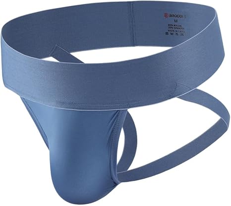 BRODDLE Men's Jockstrap Nylon Pouch 2.5 Inch Wide Band Performance Workout Daily Sports Athletic Supporters