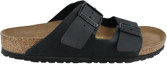 Birkenstock Unisex Arizona Sandal, Black Birko-Flor, 40 M EU