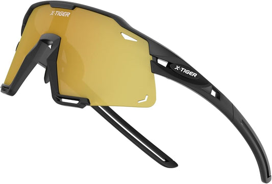 X-TIGER Polarized Kids Sunglasses Youth Baseball Sunglasses UV400 Boys Girls Sports Sun Glasses for Softball Cycling Scooter