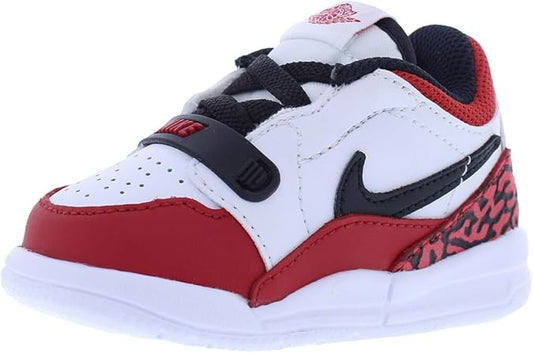 Jordan Baby Boy's Jordan Legacy 312 Low (Infant/Toddler) White/Black/Gym Red 9 Toddler M