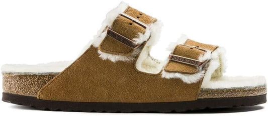 Birkenstock Unisex Sandals Slippers, Brown Mink, 6 US Men