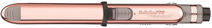 BabylissPRO Nano Titanium Prima Ionic Hair Straightener, Curl and Straighten Hair With One Professional Tool