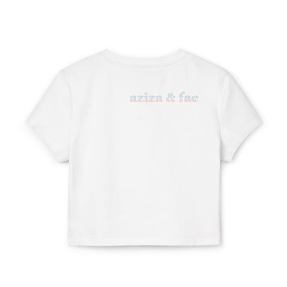 Nubian Kemet Polaroid Queen Women's Crop T-Shirt