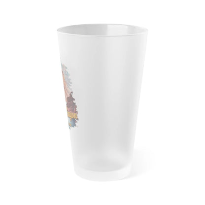Grand Canyon National Park Frosted Pint Glass 16oz Distressed River Graphic