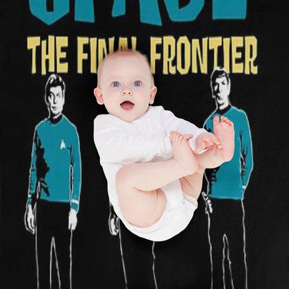 Star Trek - Space The Final Frontier Throw Blanket