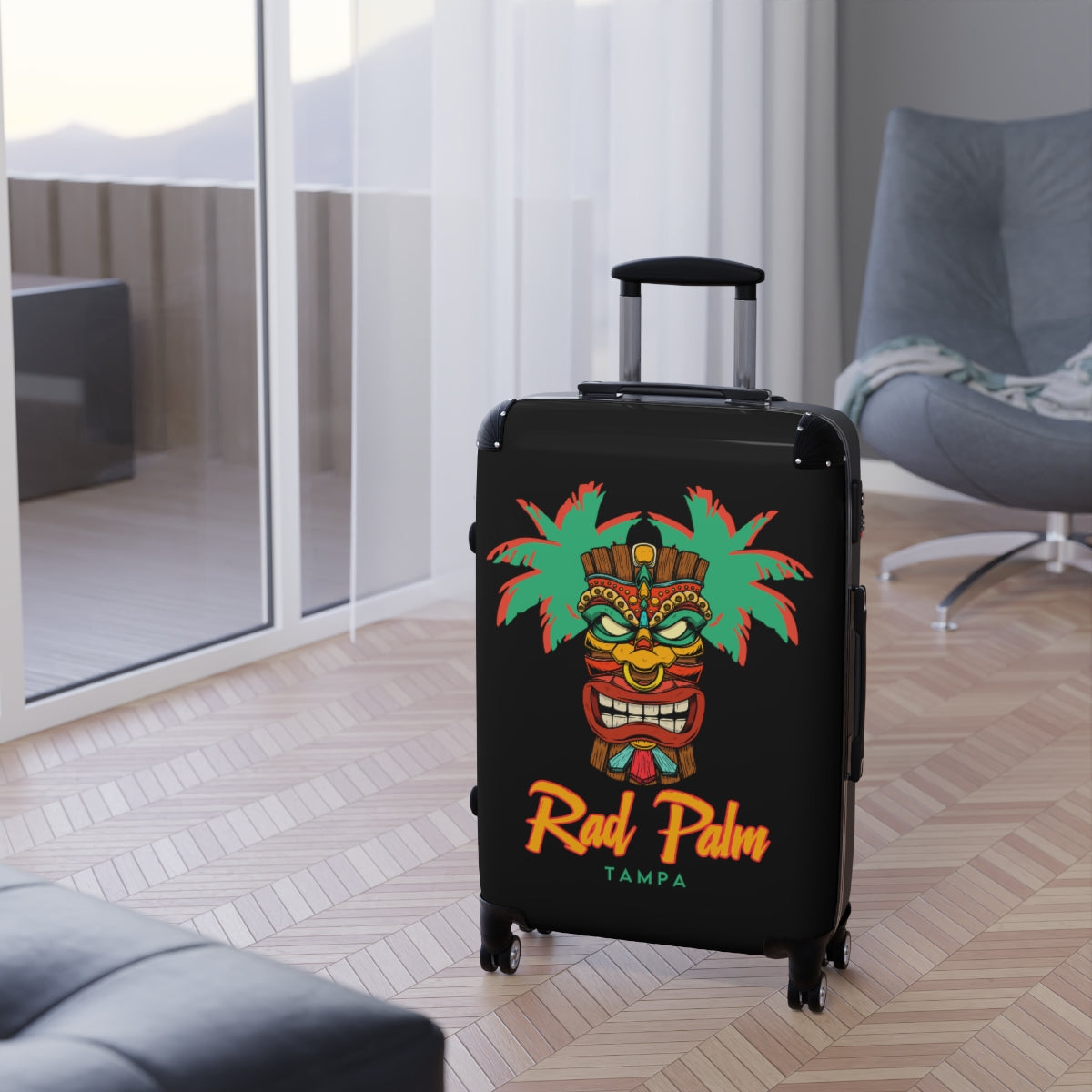 Rad Palm Tiki Travel Roller Bag