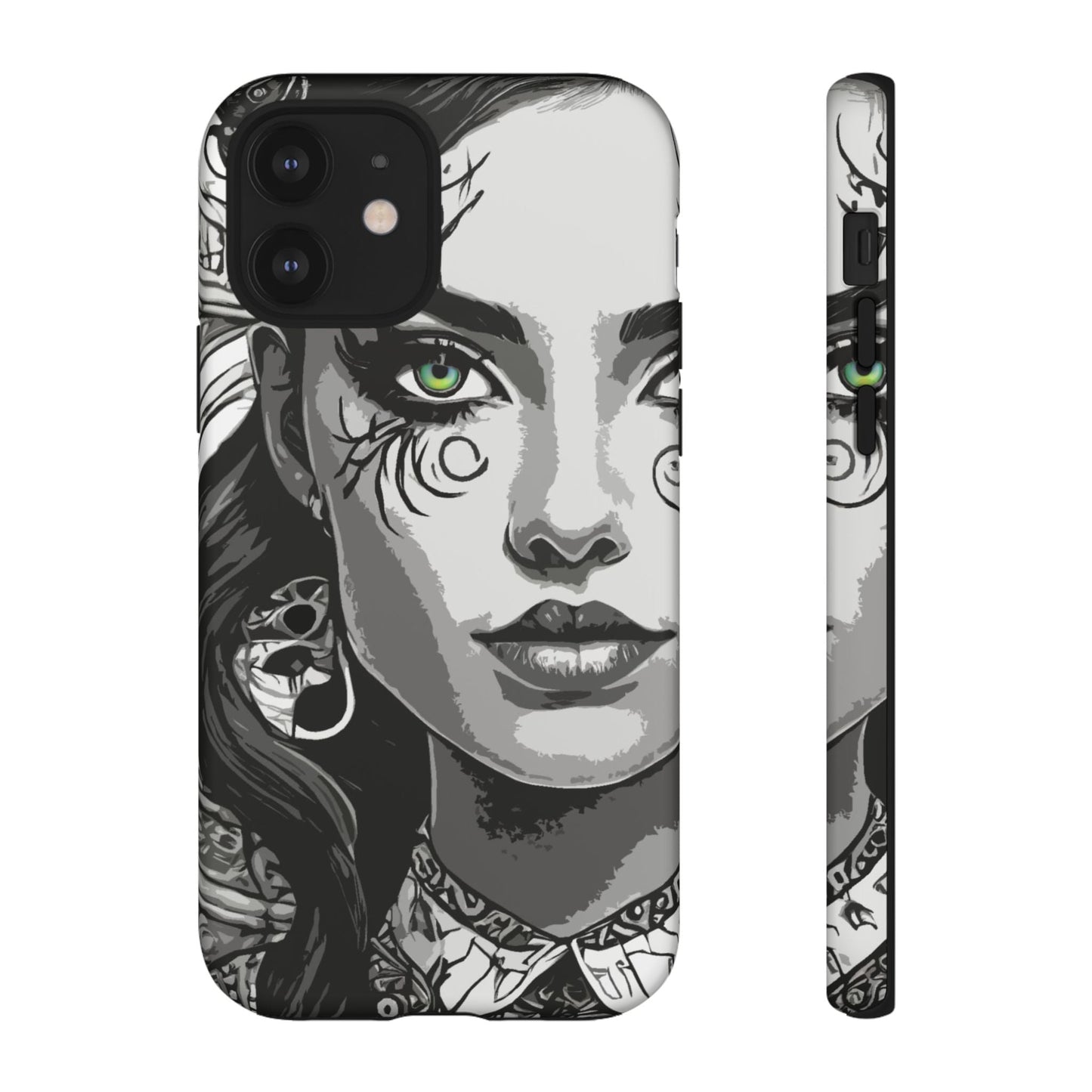 Green Eyed Devilish Beauty Tough Phone Case