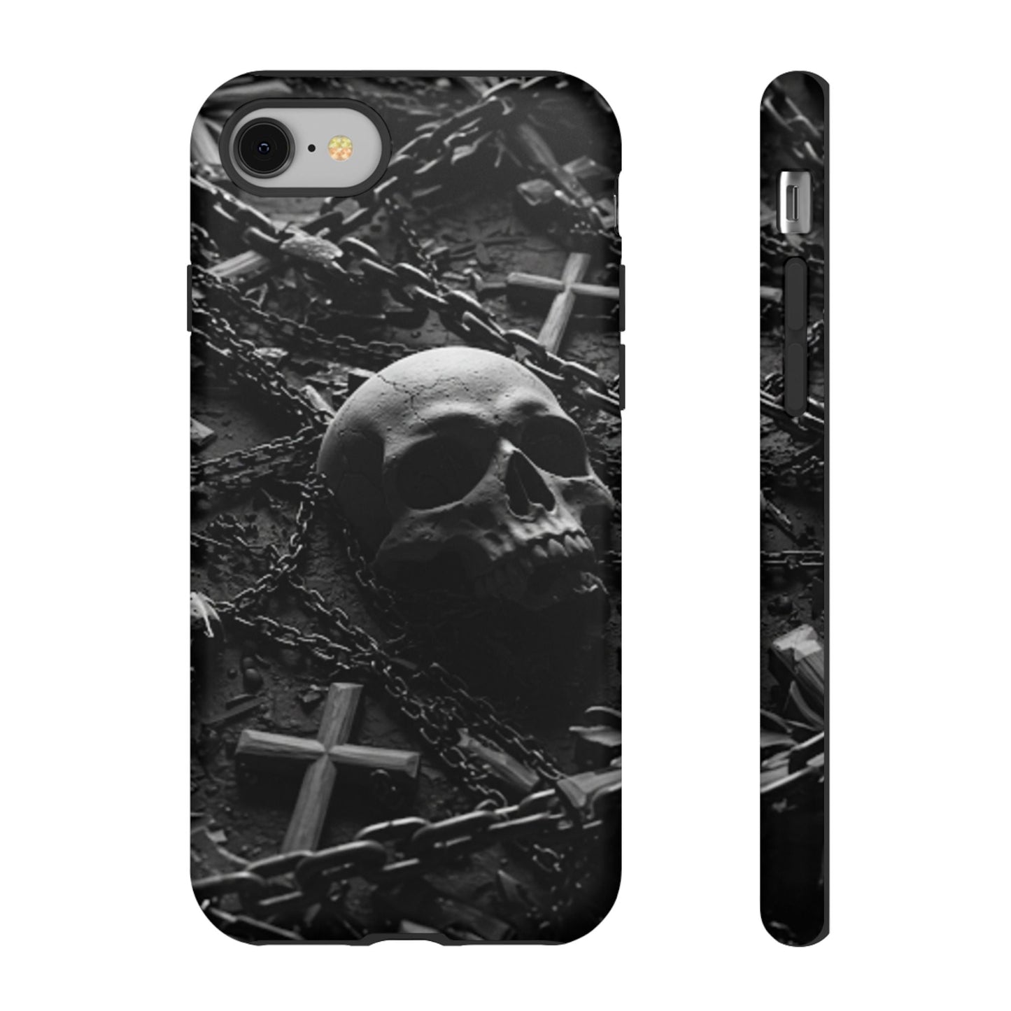 Gothic Skull Tough Phone Case