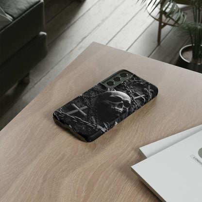 Gothic Skull Tough Phone Case
