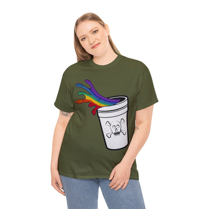 Rainbow Slushy Unisex Heavy Cotton Tee