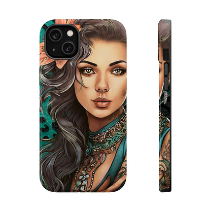 Vibrant Beauty Magnetic Tough Phone Case
