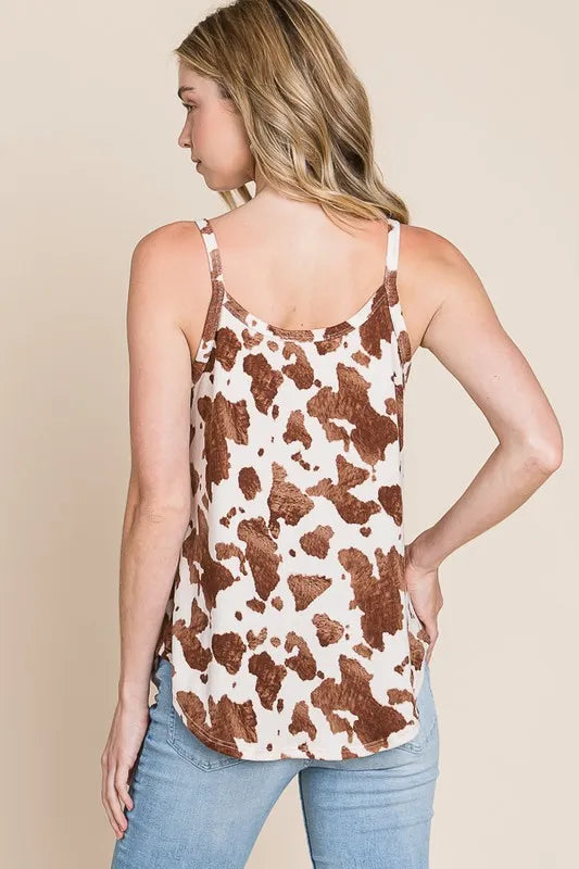 BOMBOM Animal Print Cami | Sybaritic Boutique
