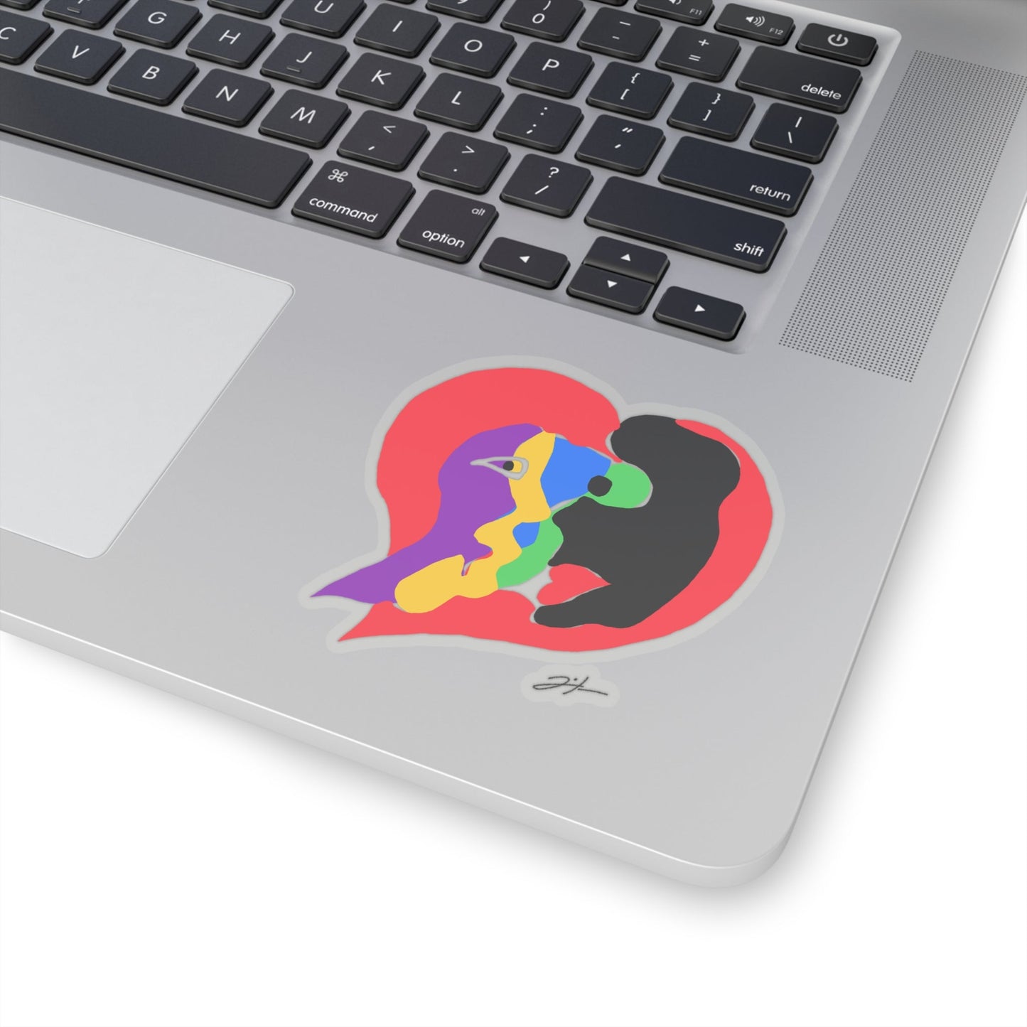 LA MANCHA HEART Stickers