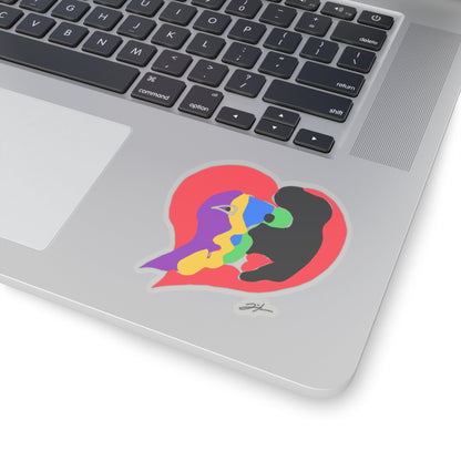 LA MANCHA HEART Stickers