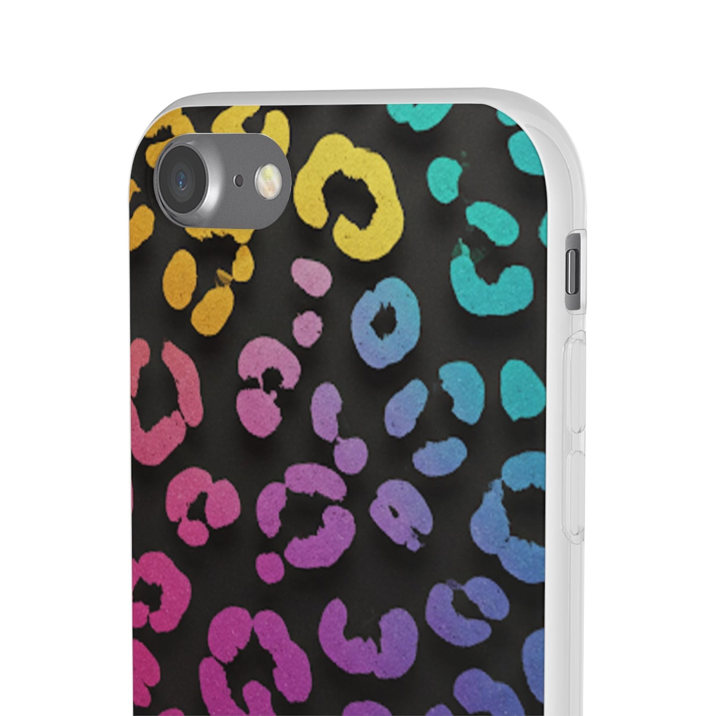 Vibrant Leopard Print Flexi Phone Case