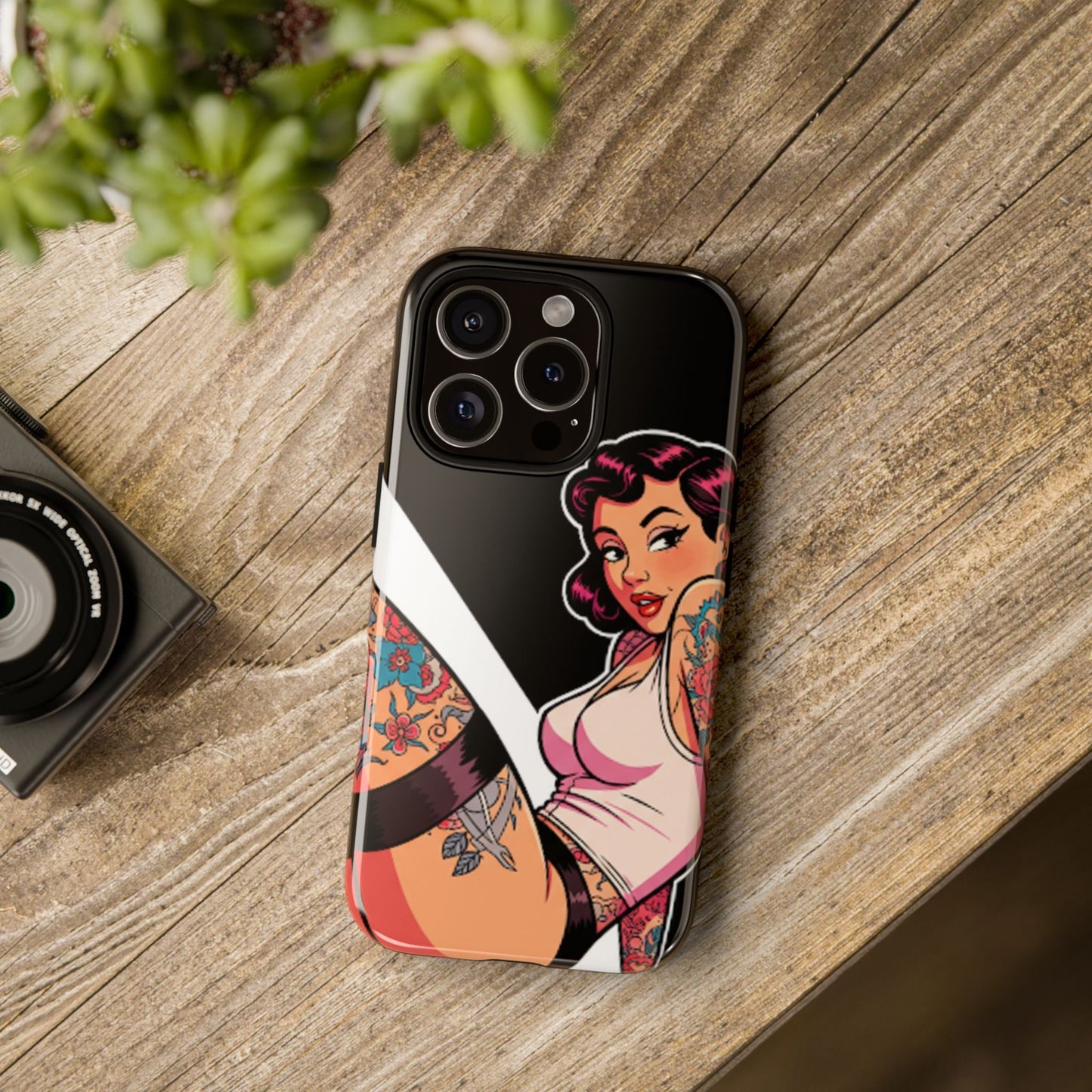 Vintage Tattoo Beauty Tough Phone Case