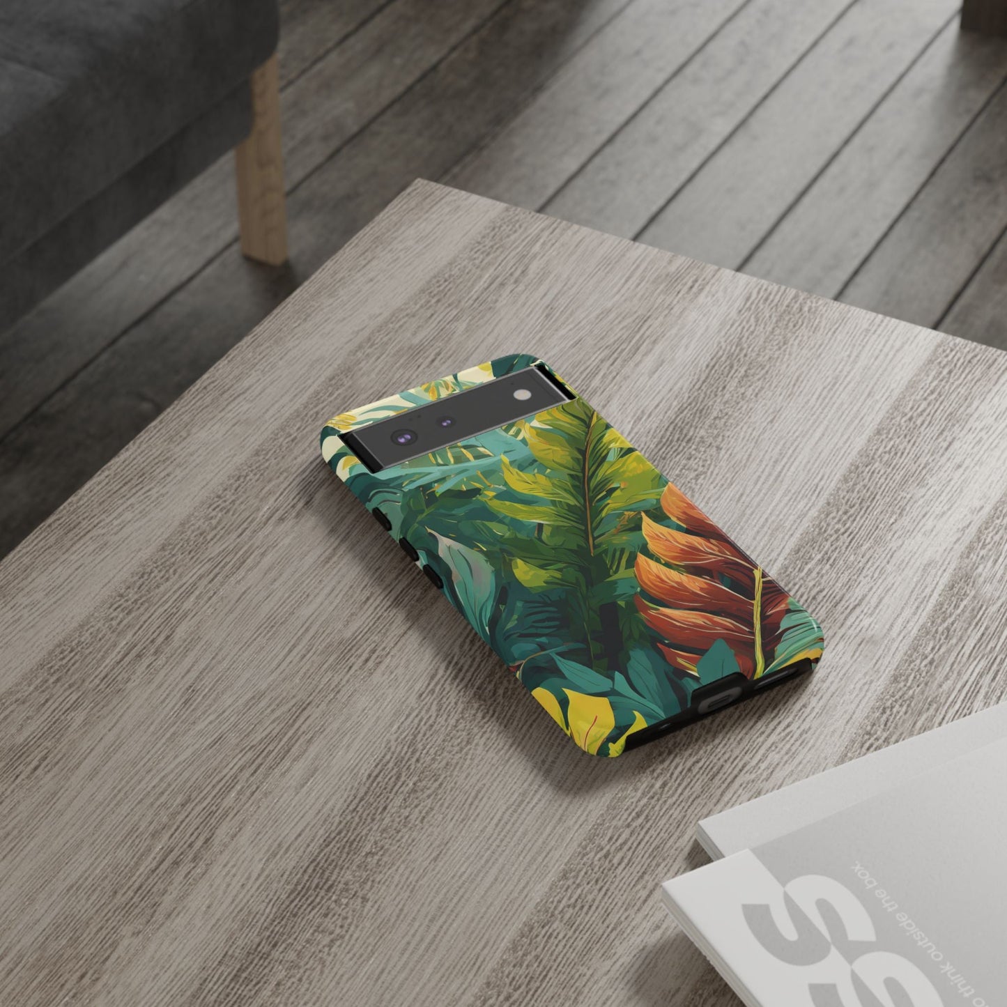 Tropical Leaf Tough Phone Case