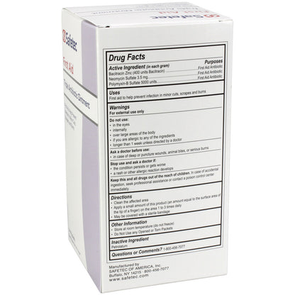 Triple Antibiotic .9gm. Pouch, 144 per box