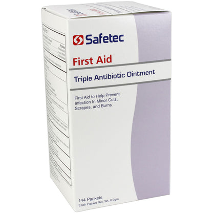 Triple Antibiotic .9gm. Pouch, 144 per box