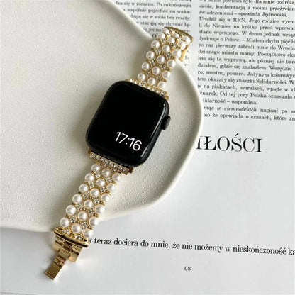 Apple Watch Band with Pearls Series 11/10/9/8/7/6/5/4/ SE / Ultra 1/2/3