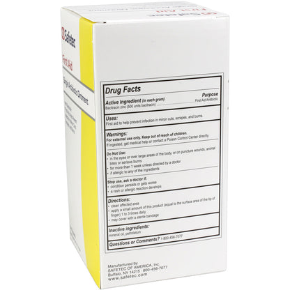 Single Antibiotic (Bacitracin) .9gm. Pouch, 144 per box