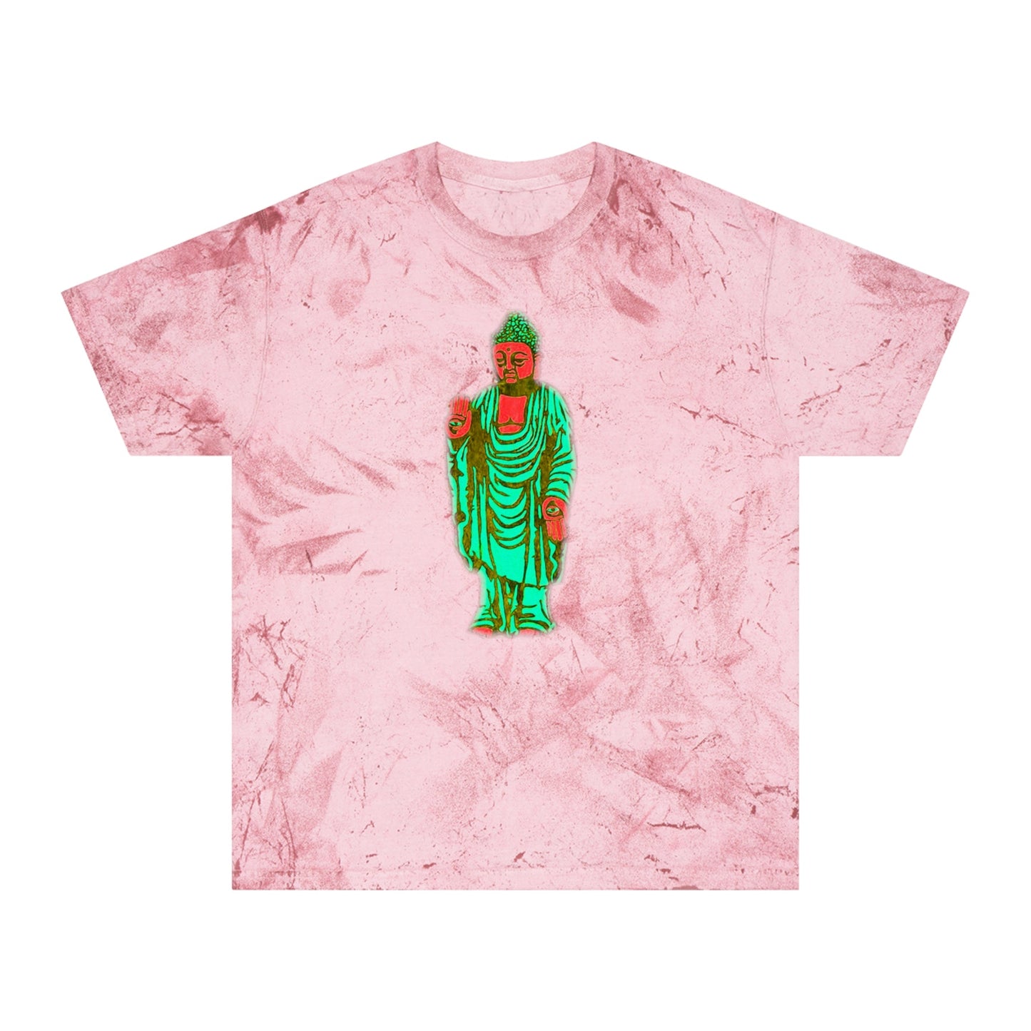 Grand Honor Buddha Watermelon Industrial Dye Premium T-Shirt
