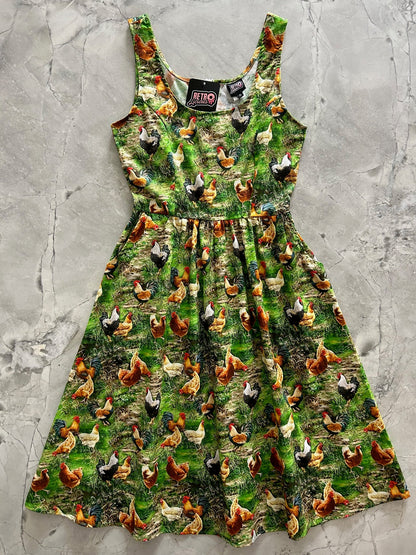 Spring Chicken Fit & Flare Dress - XS only, 1 left!
