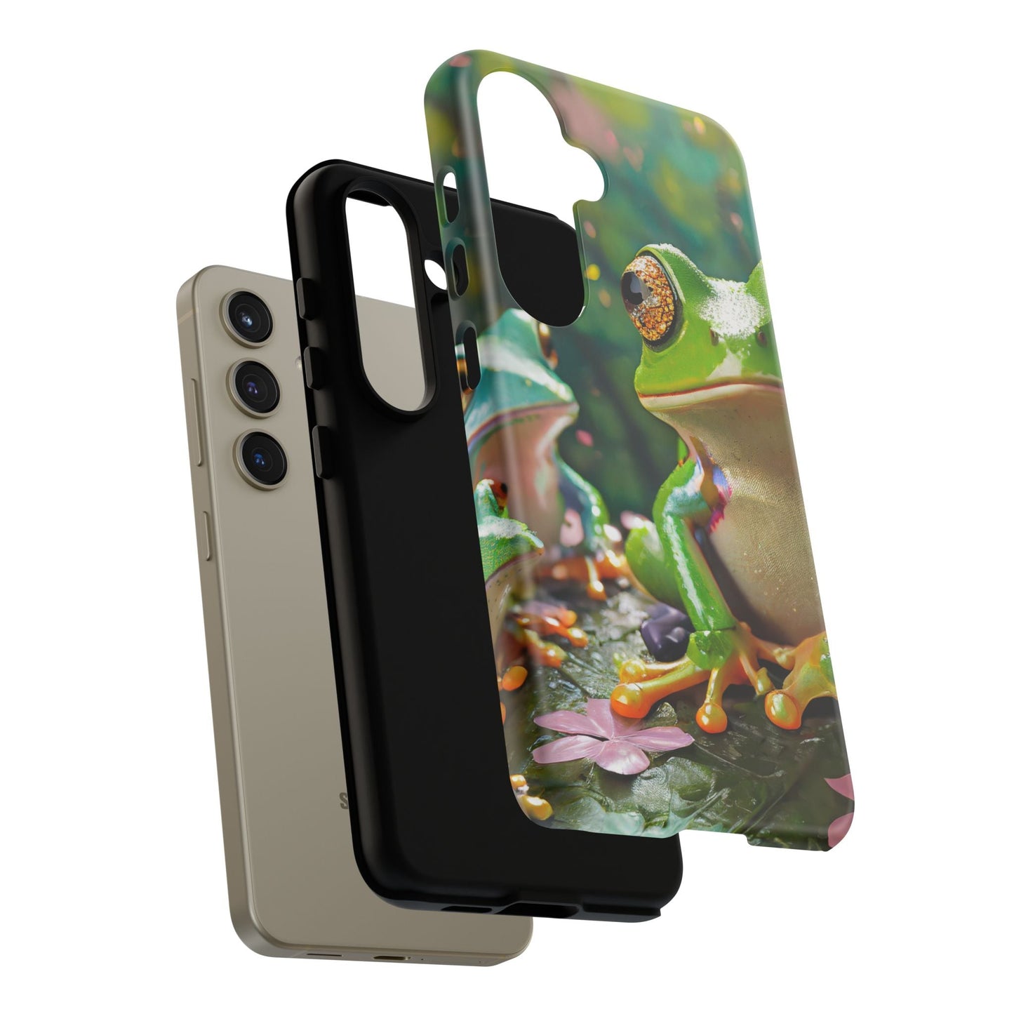 Someone Watching Colorful Frog Tough Phone Case